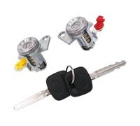 QGQFDEYUNB Poignée de porte extérieure Serrure de porte de voiture avec clé, gauche et droite, Pour Toyota Pour Corolla 1993-1997, 69051-12340 69052-12360, actionneur de serrure de porte