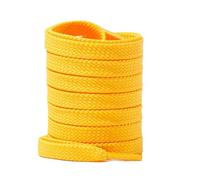 Qgsaghty Lacets plats jaunes pour chaussures, 100cm, 120cm, 140cm, 160cm, Couleur 1, 140cm
