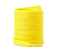 Qgsaghty Lacets plats jaunes pour chaussures, 100cm, 120cm, 140cm, 160cm, Couleur 3, 160cm