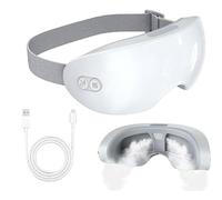 QGTISNNK Steam Therapy Eye Mask, Upgraded Version of Eye Steamer, adjusta intelli Hot Cold, for Dark Circles, Puffiness, Dry Eyes