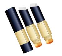 Qguojie 2 en 1 Stick et correcteur blanc de fond de teint avec pinceau - Changement de couleur, couverture complète, maquillage hydratant longue durée (Ivory white,2 pcs)