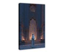 QGVBGF Impression sur toile Prêtre magien, Perse ancienne zoroastrienne - Décoration pour chambre à coucher, bureau, chambre - Cadeau 40 x 60 cm