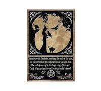 QGVBGF Poster sur toile « We Are Granddaughters of the Witches » - Décoration pour chambre à coucher, bureau, chambre - Cadeau - 20 x 30 cm
