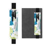 QGWDYYJQ Adorable trousse à crayons en cuir imprimé dinosaure, Noir , Taille unique, Pochette à monnaie