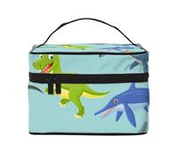 QGWDYYJQ Cartoon Dinosaur Images Imprimé Cosmétique Sac Maquillage Sac Voyage Trousse de Toilette