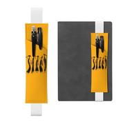 QGWDYYJQ Creative African Culture Porte-stylo en cuir imprimé Marque-page Trousse à crayons, blanc, Taille unique, Pochette à monnaie