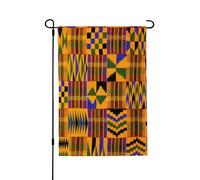 QGWDYYJQ Drapeau de jardin léger imprimé ethnique africain pour décoration de cour