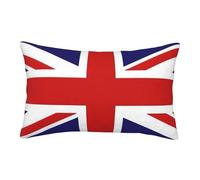 QGWDYYJQ Housse de coussin décorative imprimée drapeau du Royaume-Uni