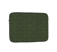QGWDYYJQ Hunter Housse de protection pour ordinateur portable Motif pétales floraux Vert