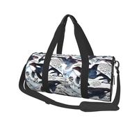 QGWDYYJQ Killer Whale Sac de voyage imprimé Grande capacité