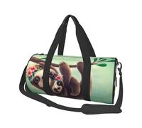 QGWDYYJQ Lazy Cute Sloth Hanging The Branches Sac de voyage imprimé Grande capacité