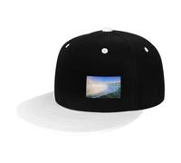 QGWDYYJQ Niagara Falls Casquette de baseball Hip Hop imprimée contrastée pour loisirs en plein air, blanc, 4-7