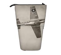 QGWDYYJQ Organiseur vertical télescopique imprimé avion de la Seconde Guerre mondiale