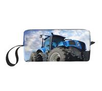 QGWDYYJQ Petit sac de maquillage imprimé de tracteur agricole