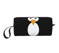 QGWDYYJQ Petit sac de maquillage imprimé pingouin mignon