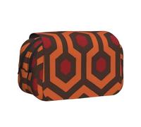 QGWDYYJQ Shining Overlook Trousse à crayons avec double coque imprimée, Noir , Taille unique, Pochette à monnaie