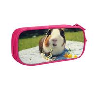QGWDYYJQ Trousse à crayons avec motif cochon d'Inde, rose, Taille unique, Pochette à monnaie