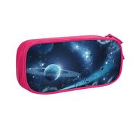 QGWDYYJQ Trousse à crayons avec motif lune étoiles et planètes, rose, Taille unique, Pochette à monnaie