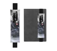 QGWDYYJQ Trousse à crayons en cuir imprimé train à vapeur avec motif nuages, Noir , Taille unique, Pochette à monnaie