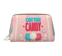 QGWDYYJQ Trousse de toilette portable en cuir imprimé beagle mignon, cotton candy, Taille unique