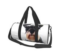 QGWDYYJQ Well-Behaved Schnauzer Sac de voyage imprimé grande capacité