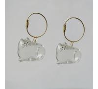 QGYDYH Bouteille de rangement pour poils de chat, boîte de rangement transparente pour poils de chat, pendentif capsule souvenir de poils d'animaux de compagnie, porte-clés, cadeau de collection pour