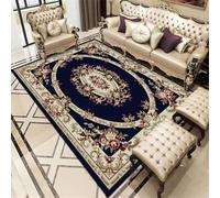 QGYFRE Petit Tapis Paillasson Intérieur Home de décoration pour la Maison. 50x80CM Bleu foncé Jeux Chambre Bebe Fille Enfant