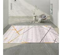 QGYFRE Tapis Carré Antidérapant Et Non Déformé pour Fauteuil de Bureau a Roulette Moderne Minimaliste. 90x120CM Gris Petit Chambre ado Enfant