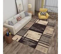 QGYFRE Tapis De Chambre Adulte Paillasson sur Mesure Home géométrique rétro. 70x140CM Marron Porte Entree Exterieur Personnalisable ado Fille