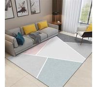 QGYFRE Tapis Salle A Manger Exterieur Enfant d entrée Interieur rectangulaire Bleu et Rose. 120x160CM Gris De Chambre Garcon Kitchen Fille