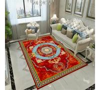 QGYFRE Tapis Salle A Manger Grand Entree Interieur Salon XXL rectangulaire Bleu pour la Chambre. 120x160CM Rouge de Porte Enfant Chambre Design