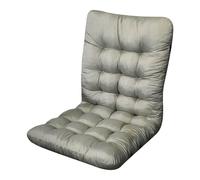 QHa845 Coussin de chaise avec sangle fixe et coussin intégré épais et doux pour chaises, voitures, terrasses (K, taille unique)
