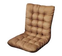 QHa845 Coussin de chaise avec sangle fixe et coussin intégré épais et doux pour chaises, voitures, terrasses (I, taille unique)