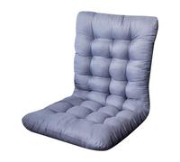 QHa845 Coussin de chaise pour dossier et hanches avec sangle fixe Coussin intégré épais et doux Convient pour chaises, voitures, terrasses (L, taille unique)