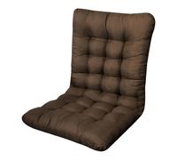 QHa845 Coussin de chaise pour dossier et hanches avec sangle fixe Coussin intégré épais et doux Convient pour chaises, voitures, terrasses (B, taille unique)