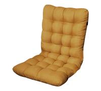 QHa845 Coussin de chaise pour dossier et hanches avec sangle fixe Coussin intégré épais et doux Convient pour chaises, voitures, terrasses (D, taille unique)