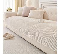 QHAIYYBF Housse de Canapé en Flanelle - Housse de Coussin de Canapé, Housse Canapé d'angle 1/2/3/4 Places pour Canapé Sectionnel, Housse de Canapé en Forme de L,Lavable