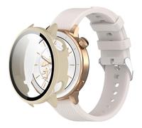 QHBAMD Bracelet de montre de sport étanche en silicone compatible avec OnePlus Watch 3 43 mm - Coque en polycarbonate souple et respirante - Bracelet réglable pour salle de sport et course à pied