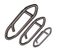 QHDJIANHUI Lot de 50 clips de pêche rapides pour pêche en eau douce et salée (S-20 kg - 50 pièces)