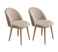 QHDXL Housse de Chaise Arc de Coquille Housse de de Chaise Scandinave de Salle À Manger 1/2/4 Pieces Gris Beige Couverture De Chaise Extensible Jacquard pour Mariage Hôtel, Restaurant