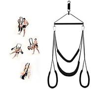 QHJ Balançoire D'amour Balançoire Suspendue 360 ° Rotation IntéRieur Plafond Sexe Swing Pour Aide à La Position Sexuelle Balançoire Adulte Meubles De Sexe - Facile à Installer