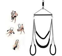 QHJ Balançoire D'amour Balançoire Suspendue 360 ° Rotation IntéRieur Plafond Sexe Swing Pour Aide à La Position Sexuelle Balançoire Adulte Meubles De Sexe - Facile à Installer