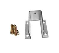 QHKNUYOAX Support de Poteau clôture vers Le Bas, Supports Base d'ancrage Pont, et Garde-Corps, Plusieurs Tailles 2 pièces(61x121x80mm/2.4x4.76x3.15in)