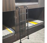 QHLIANGL Échelle pour lit superposé, échelle Murale en métal, pour Sortie de sous-Sol, escalier de Grenier, puits de fenêtre, Bateau, dortoir, bibliothèque, Maison, Hauteur de 1,2 à 2,3 m, Charge ma