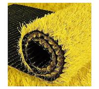 QHLIANGL Tapis de Jardin en Gazon Artificiel, Gazon Artificiel Haute densité, pelouse de Jardin réaliste pour Animaux de Compagnie, paillasson en Gazon Artificiel Jaune pour modèle de décoration de p