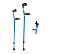 QHLMLL Béquilles d'avant-Bras, béquilles Pliantes pour Adultes, béquilles ergonomiques pour la Marche, Hauteur réglable sur 10 Niveaux, Embouts en Caoutchouc antidérapants, décoration Unisexe