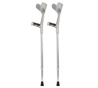 QHLMLL Béquilles d'avant-Bras pour Adultes, béquilles Extensibles à Manchette Ouverte, Aides à la Marche ergonomiques et réglables, pour Personnes âgées handicapées mesurant Entre 4'7" et 6'1"