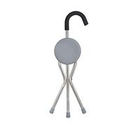 QHLMLL Canne Pliante, Aide médicale aux Personnes handicapées, siège Pliant, Tabouret à 3 Pieds, Canne pour Personnes âgées, déambulateur, béquilles Pliantes, béquilles en Bois, Objectif