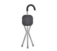 QHLMLL Canne Pliante, Aide médicale aux Personnes handicapées, siège Pliant, Tabouret à 3 Pieds, Canne pour Personnes âgées, déambulateur, béquilles Pliantes, béquilles en Bois, Objectif