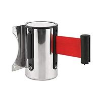 QHLMLL Cordes de contrôle des foules, barrière de sécurité télescopique, barrière à Sangle rétractable, barrière Murale magnétique rétractable, barrière Murale en Acier inoxydab